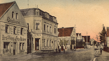 Historische Aufnahme zur Börse Coswig