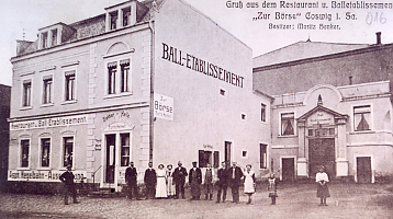 Historische Aufnahme Ballsaal Coswig