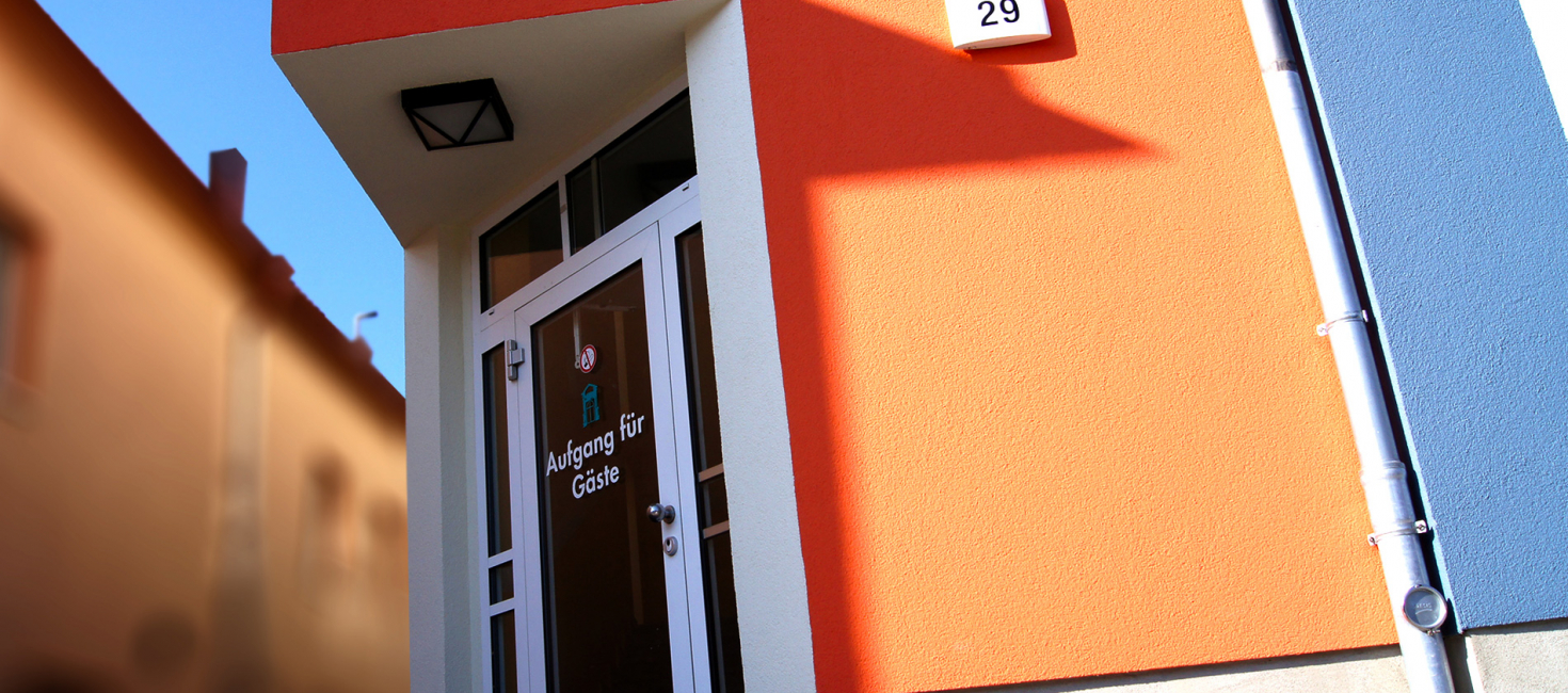 Eingang Hotel Börse Coswig