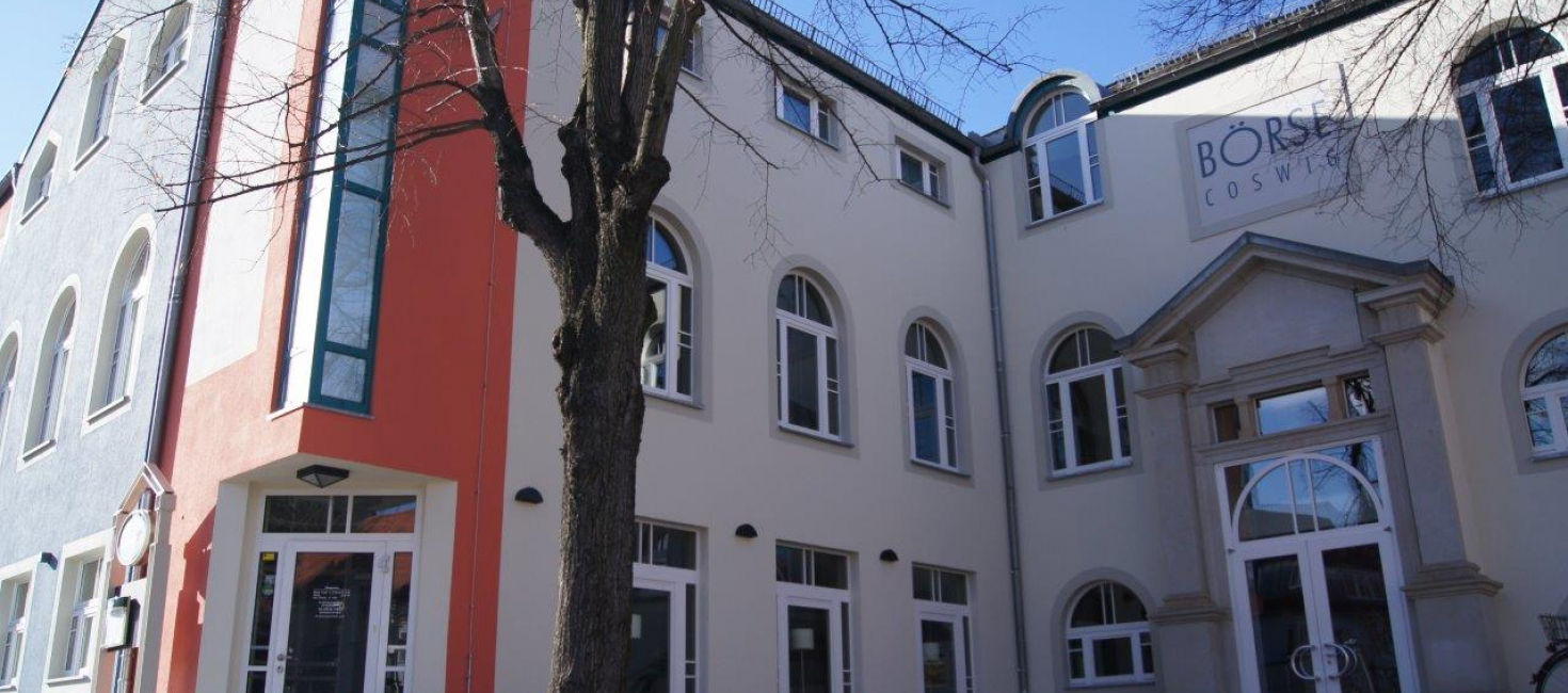 Außenansicht Börse Coswig