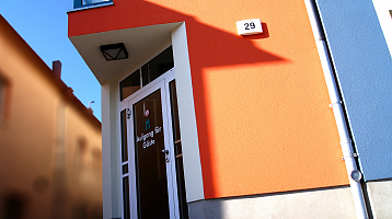 Eingang Hotel Börse Coswig